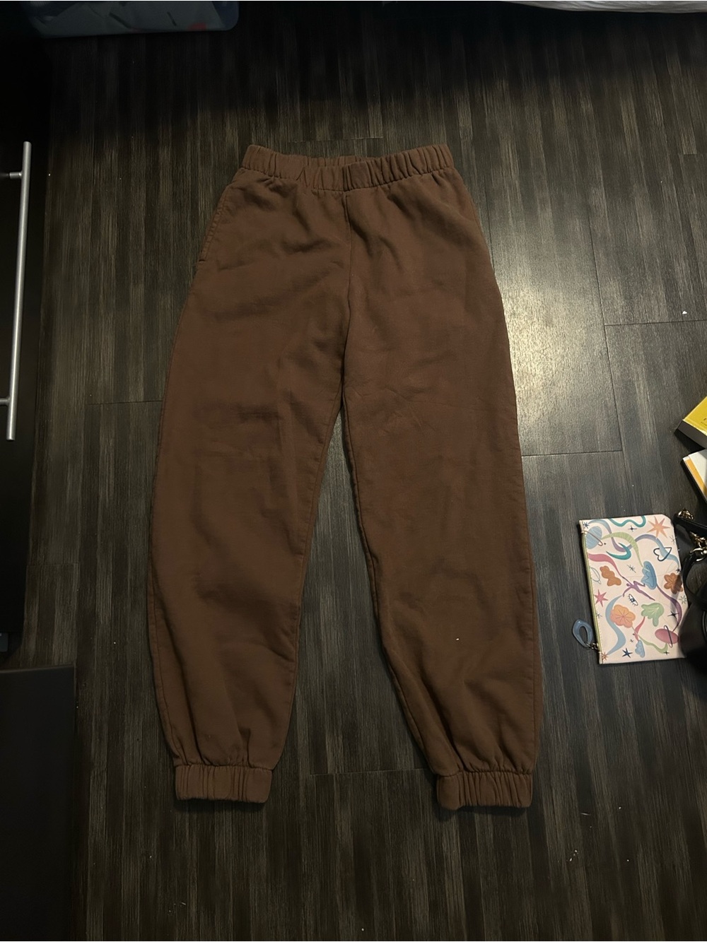 brandy melville brown rosa sweatpants
